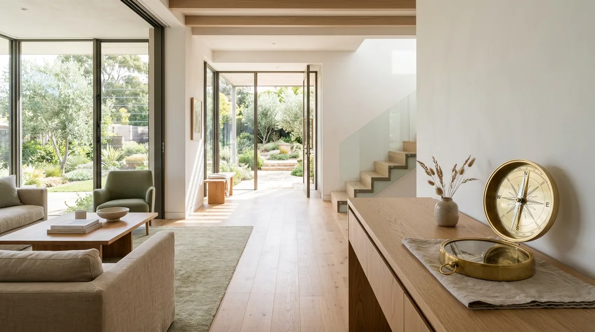 Orientation maison feng shui : positionner chaque pièce selon les points cardinaux